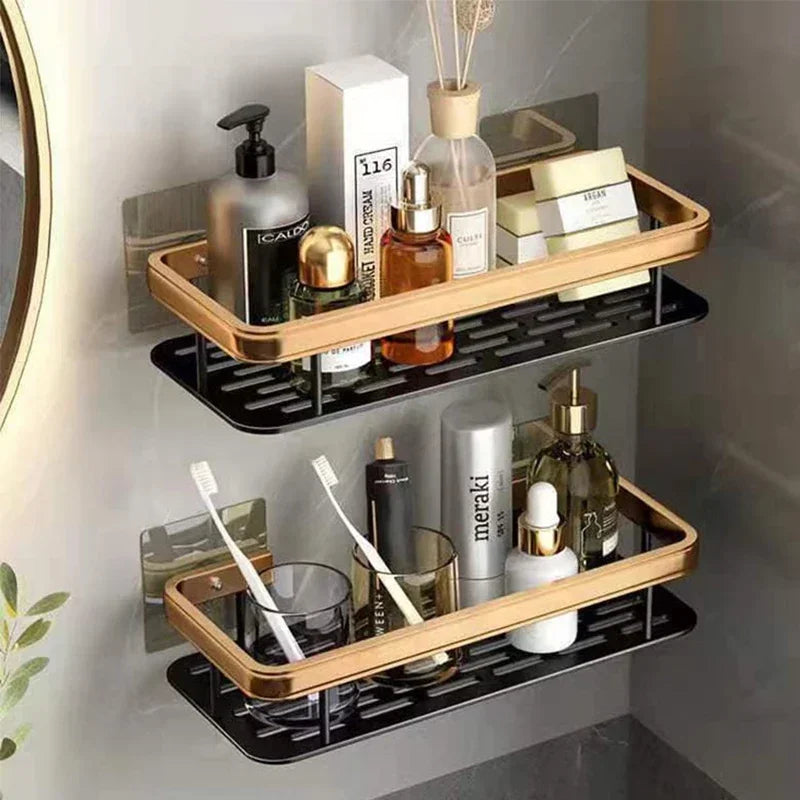Estante de Aluminio para Ducha sin Taladro