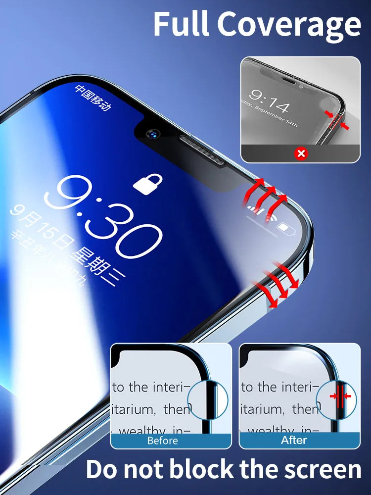 SmartDevil Protector de Pantalla de Vidrio Templado para iPhone