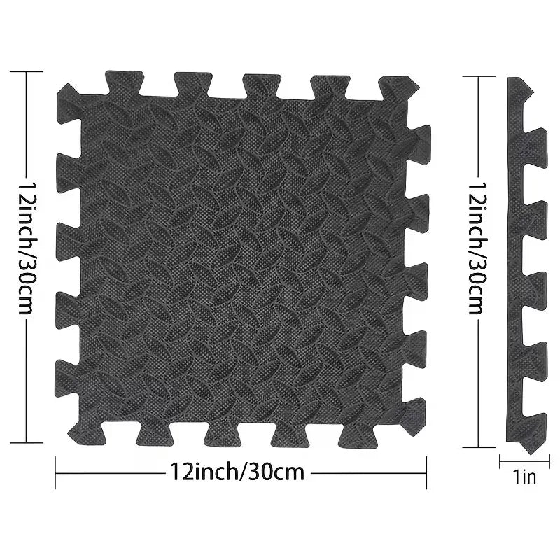 Pack de 16 Losetas de Suelo para Fitness 30 × 30 cm