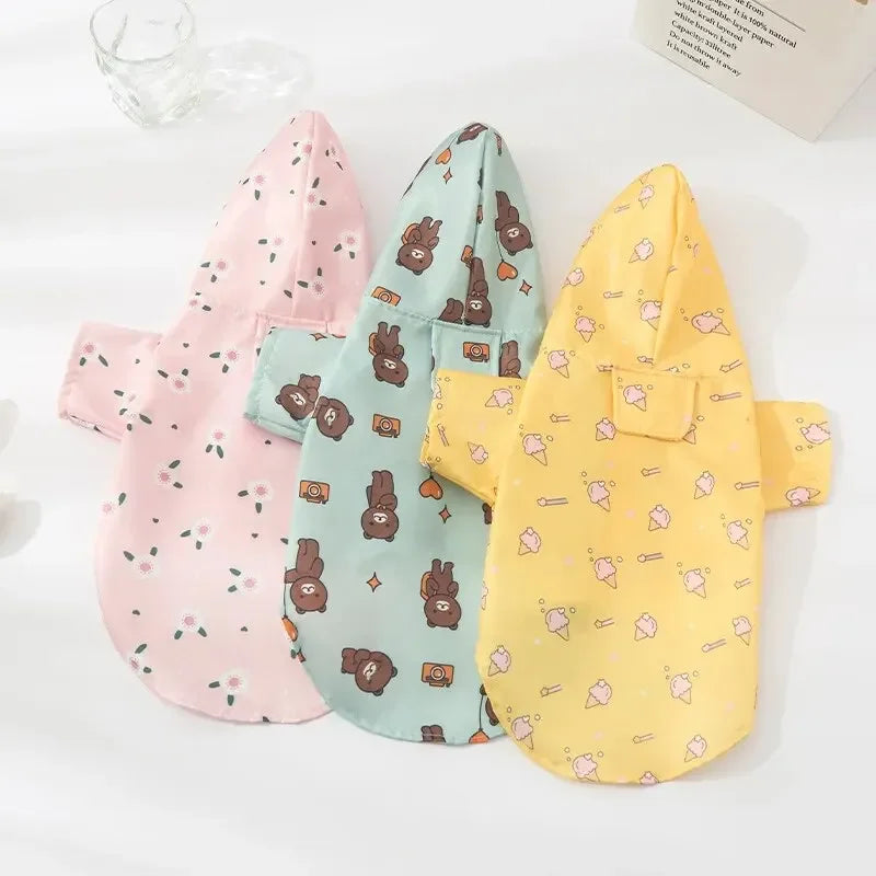 Impermeable para Perros Manga Corta