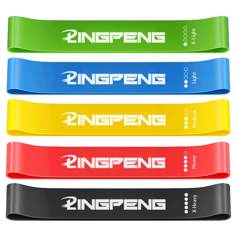 Set de 5 Bandas de Resistencia para Fitness
