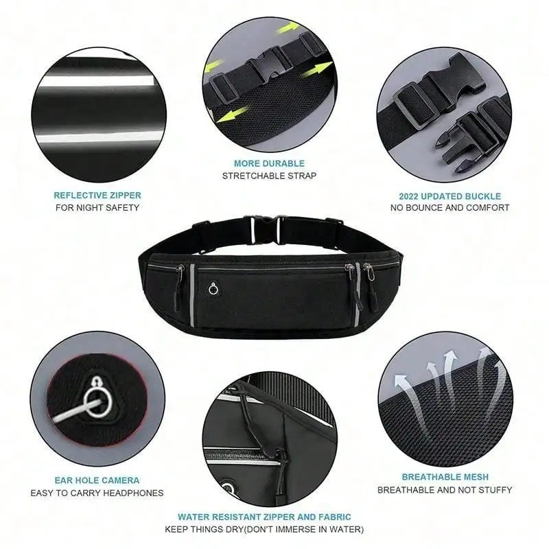 Riñonera Deportiva para Running y Fitness