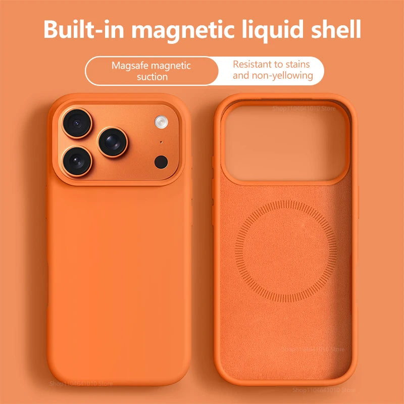 Funda Magnética de Silicona para iPhone