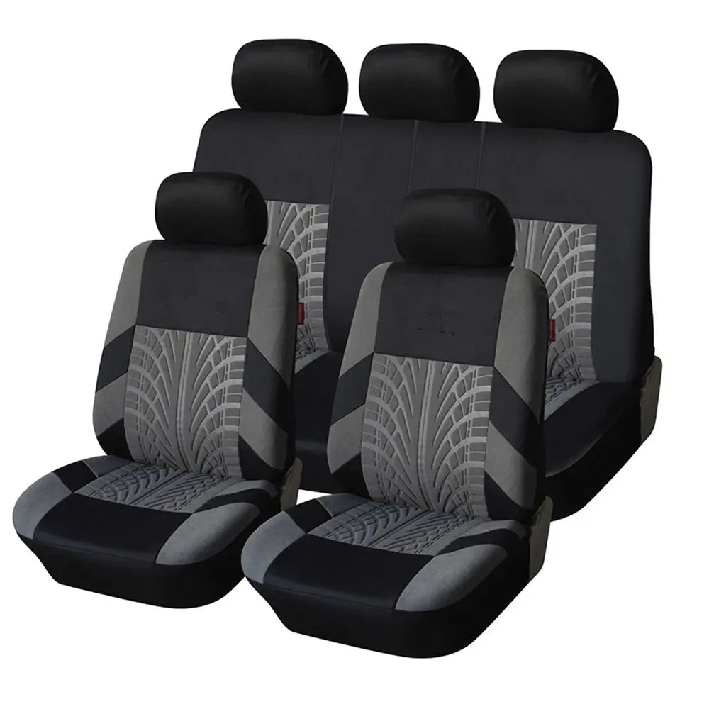 Juego de Fundas de Asiento para Coche (Delantero y Trasero)