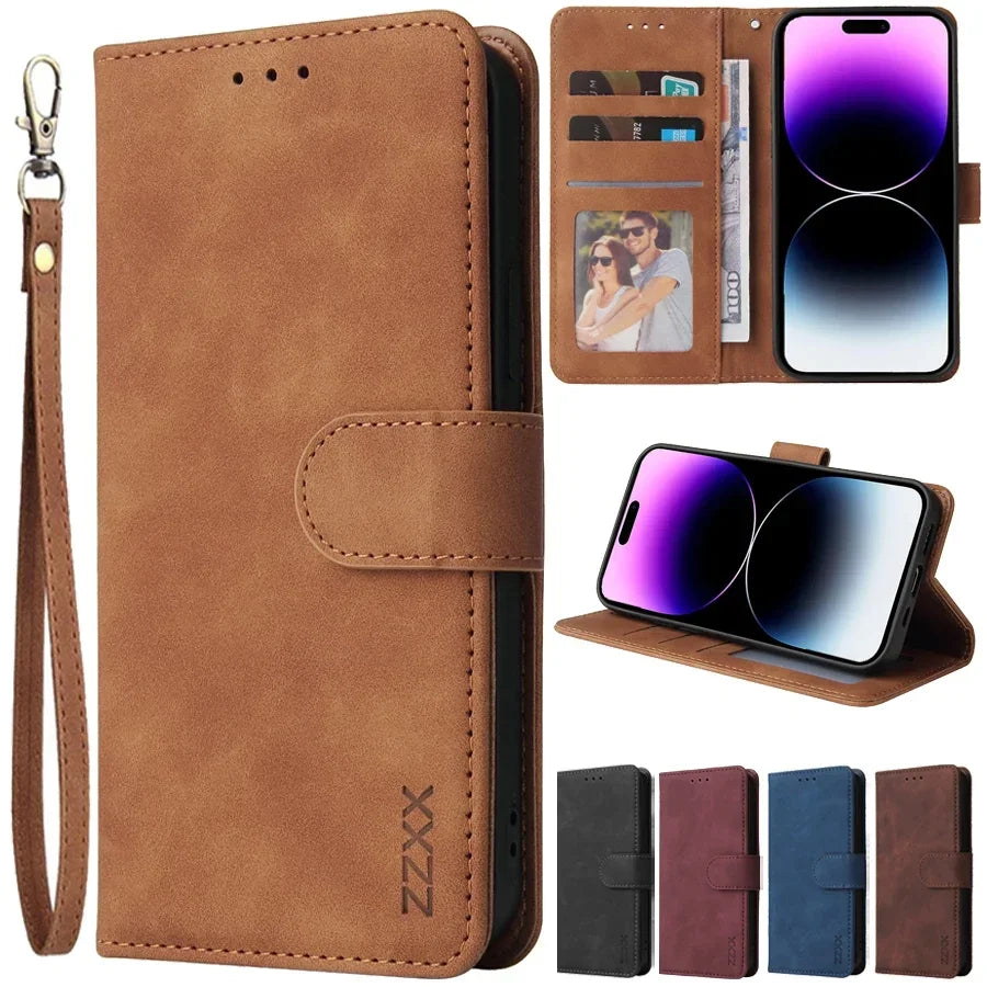 Funda Tipo Cartera ZZXX para iPhone