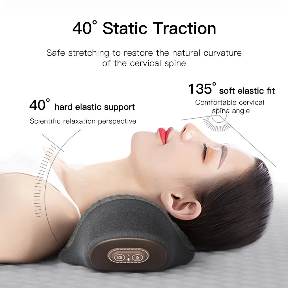 Almohada Cervical Eléctrica con Calor y Masaje