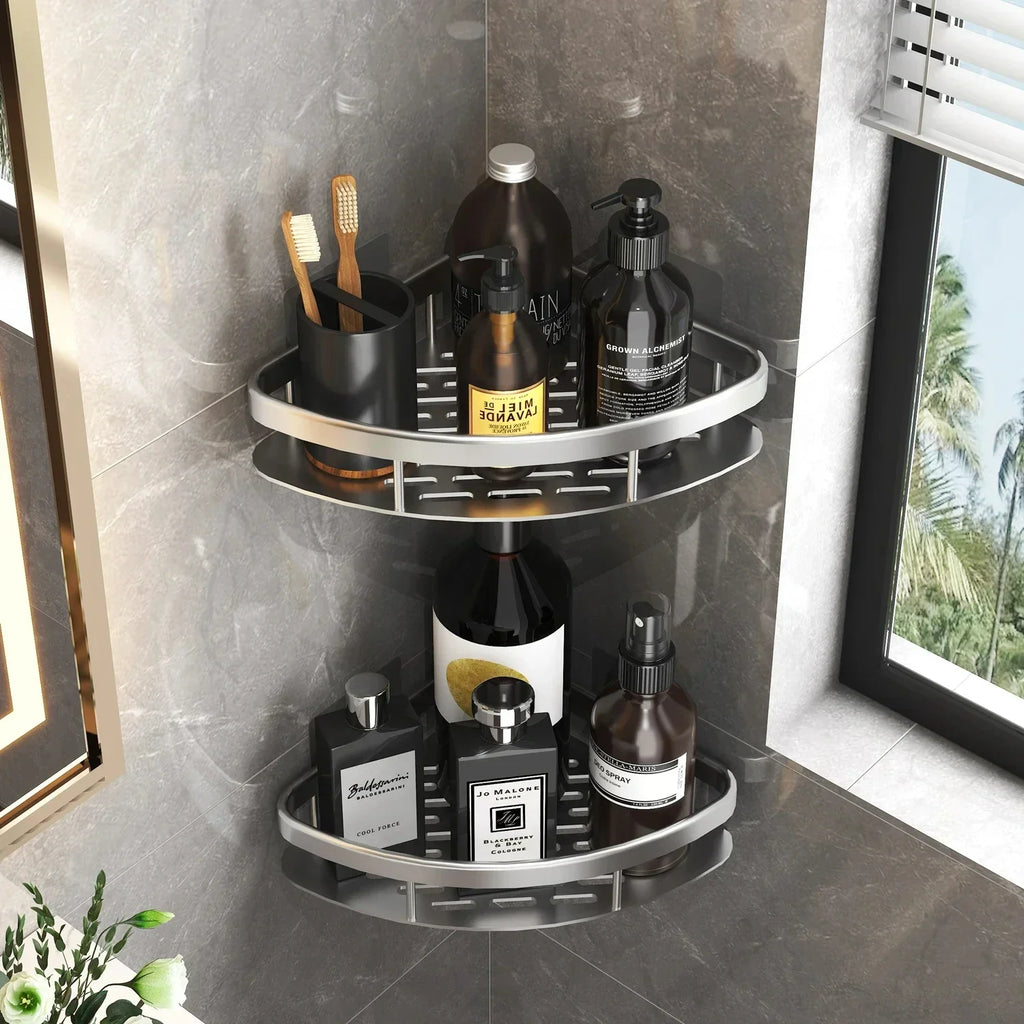 Estante de Aluminio para Ducha sin Taladro